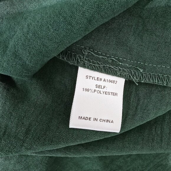 Jodifl - L Forever Famous top In Kelly Green Raw Hem - Picture 8 of 8